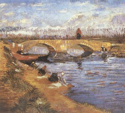 Vincent Van Gogh The Gleize Brideg over the Vigueirat Canal (nn04) oil painting image